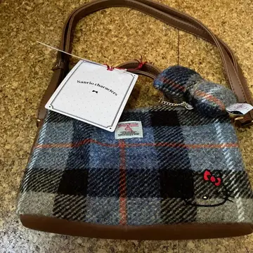 해리스 트위드 키티 콜라보 백