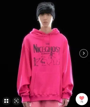 NICE GHOST CLUB 후드티