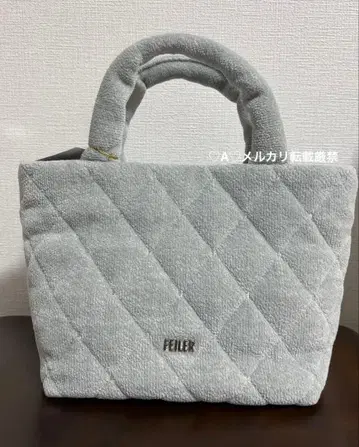 새상품 페이러 유니 토트백 실버 그레이