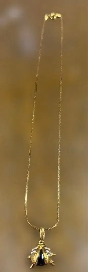 무당벌레!! 엘레강트한 골드 컬러 목걸이