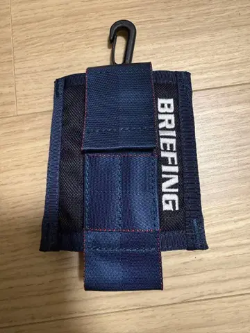 BRIEFING 네이비 수납 포켓 후크 포함