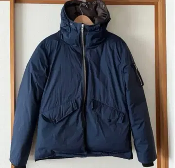 마진 Magine 네이비 다운 자켓 탈부착 가능한 퍼 포함