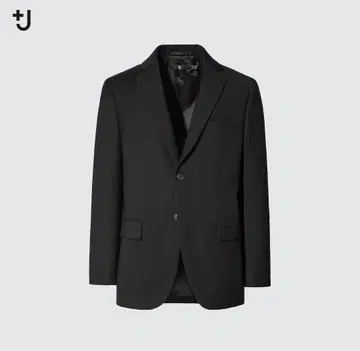 유니클로 +J 가을/겨울 울 자켓 블랙 M 사이즈
