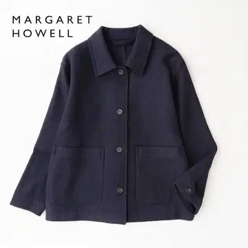 MARGARET HOWELL 23AW 소프트 울 트윌 자켓 블랙