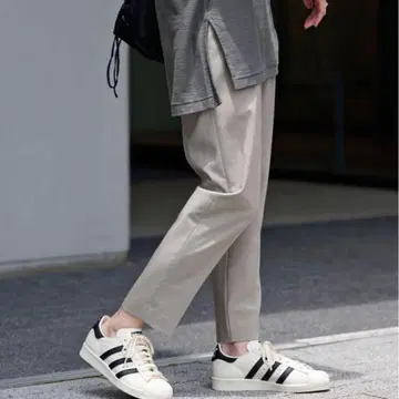 프레임워크 TR트로 드롭 테이퍼드 팬츠 그레이 B 38