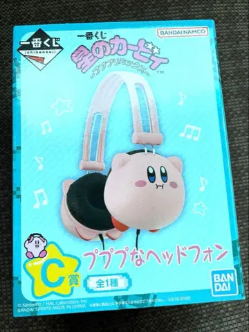 커비 푸푸푸 헤드폰 제일복권 별의 커비 헤드폰 C상