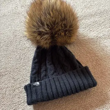 THE NORTH FACE SACAI 니트 모자 다크 그레이