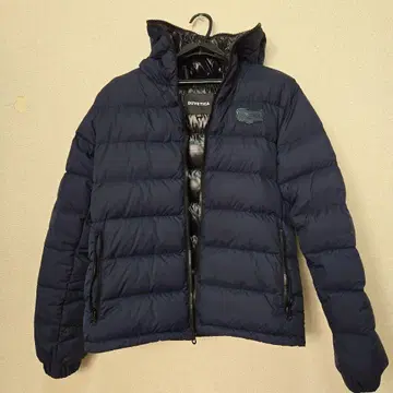 DUVETICA 후드 부착 다운 자켓 46 네이비