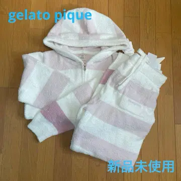 새상품 젤라또피케 룸웨어 상하의 세트 후드티&롱팬츠 핑크