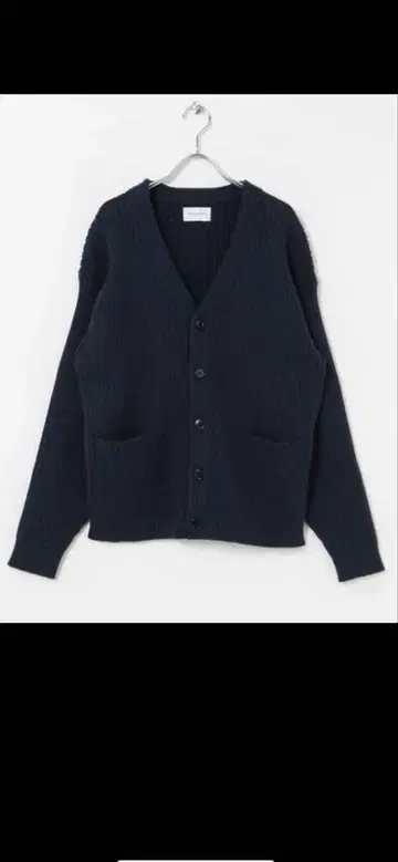 basic COTTON CASHMERE WIDE RIB 가디건