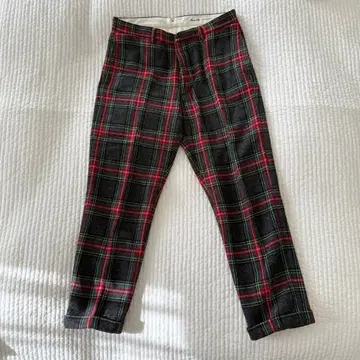 BEAMS BOY 빔즈 보이 타탄 체크 팬츠