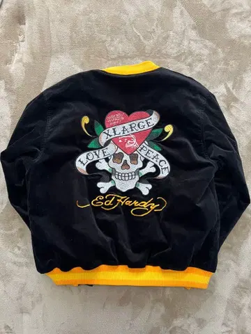 XLARGE 에드 하디 리버서블 스카잔 L 사이즈