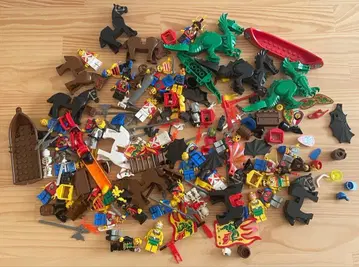 레고 올드 묶음 판매 미니 피규어 성 드래곤 남해의 용사 롱고족