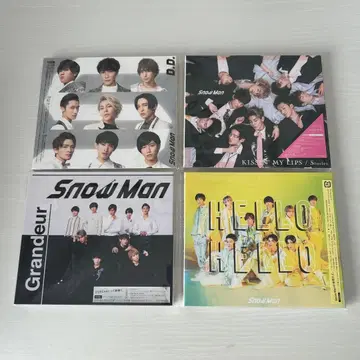 SnowMan CD 초회 한정판 세트 판매