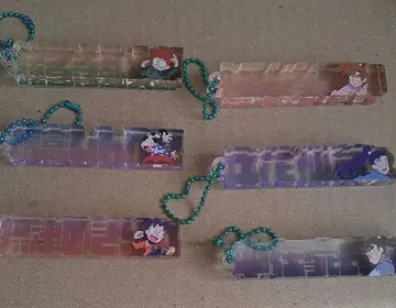 닌타마 란타로 네임 블록 키링 세트