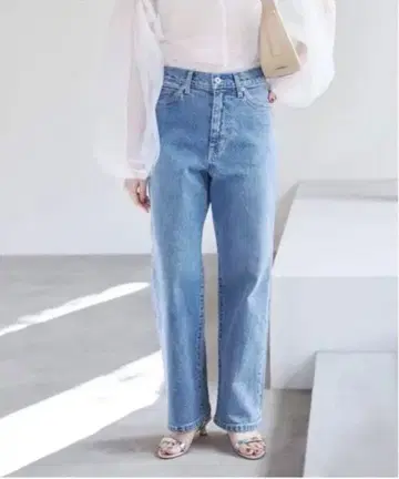 SLOBE IENA LE DENIM 스트레이트 팬츠