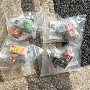 Minecraft 키보드 참 4개 세트