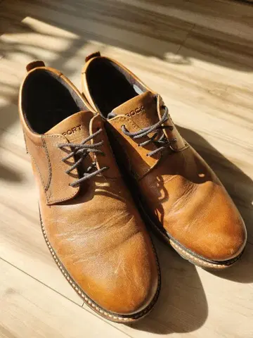 ROCKPORT 가죽 신발 26.5cm 브라운 레이스업 슈즈