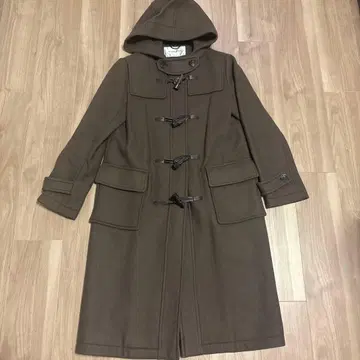 새상품급(^^) 롱 더플 코트 브라운 내추럴 뷰티 베이직