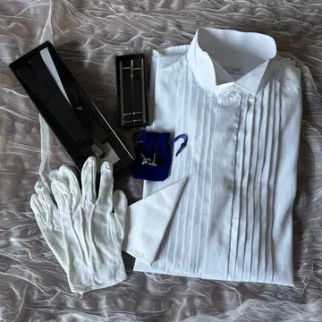 신랑 의상 잡화 6종 세트 윙카라 셔츠