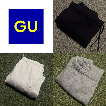 지유 헤비 웨이트 스웨트 팬츠 지유 그레이 L 블랙 그레이