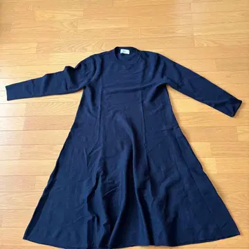 SLOBE 네이비 롱 니트 원피스