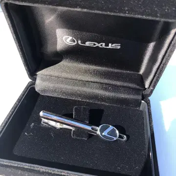 미사용 새상품 LEXUS 레스 넥타이핀 박스 포함 실버 로고 각인