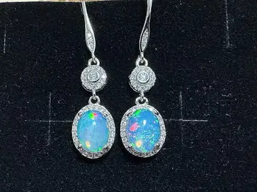 오팔 실버 925 귀걸이