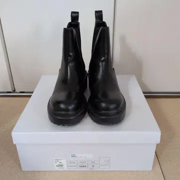 LEPSIM 블랙 사이드 고어 부츠 S 사이즈