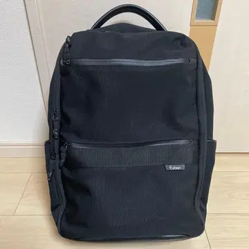 Evoon 블랙 백팩 비즈니스 백