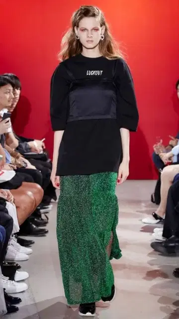 HONEY MI HONEY 글리터 스커트