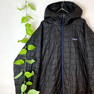 새상품급 인기 파타고니아 나노 퍼프 후디 블랙 네이비 후드 블랙 2XL