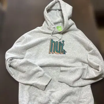 huf 그레이 후드 부착 후드티 M 사이즈