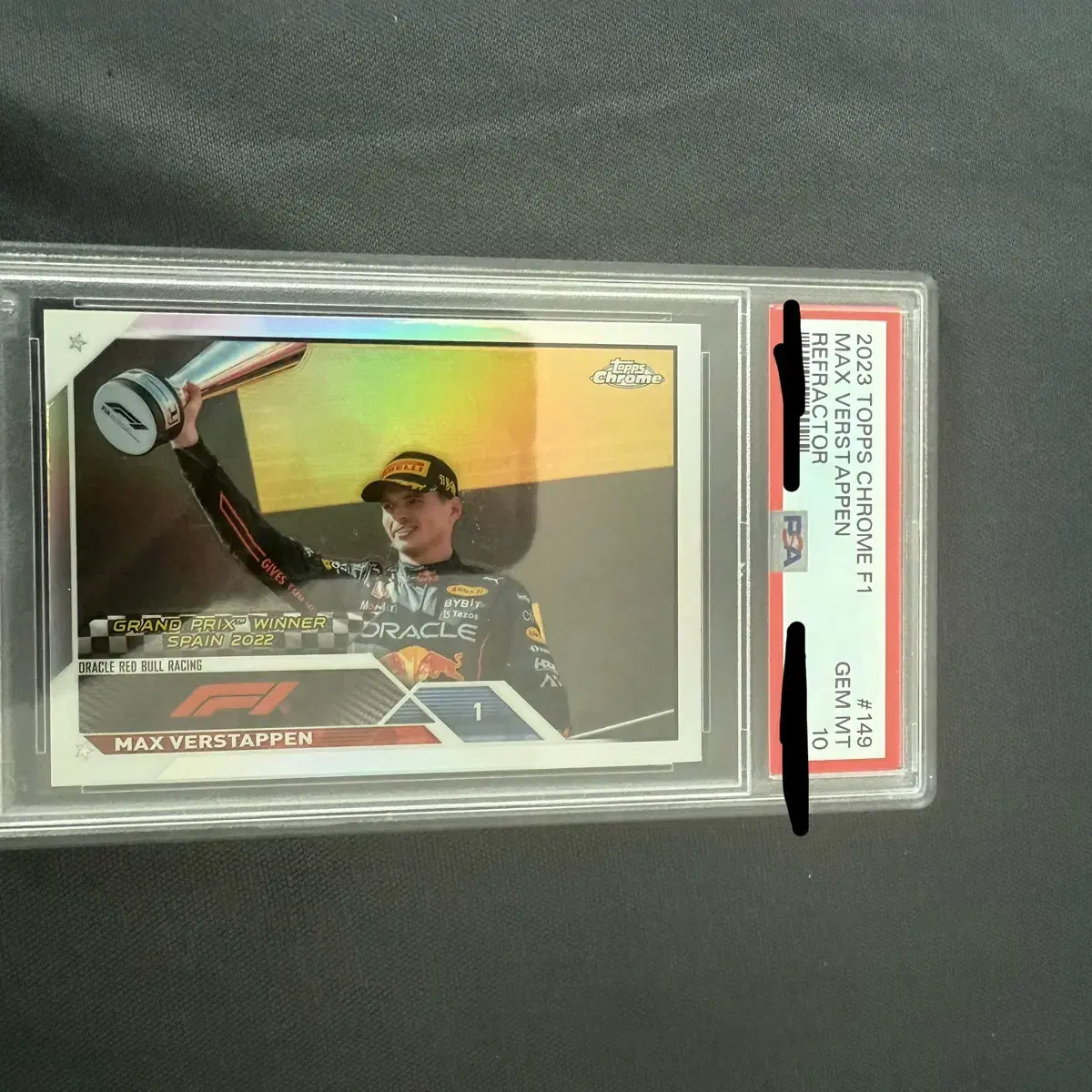 2023 Topps Chrome Verstappen Refractor PSA 10 #탑스,#F1,#Psa,#막스베르스타펜 on  Bunjang Global Site.