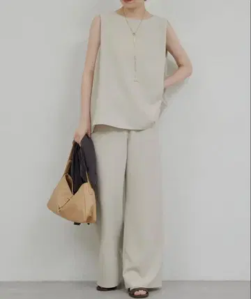 GALLARDAGALANTE 와이드 드로스트 팬츠