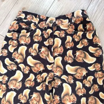 90s vintage squirrel pants
