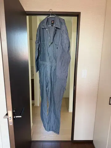 Dickies 스트라이프 오버롤 XL