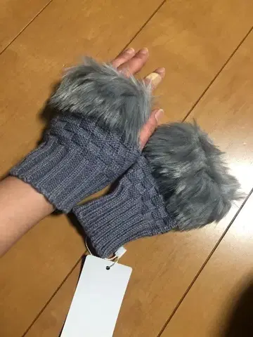 스마트폰 장갑 핑거리스 여성용 핸드 워머 퍼