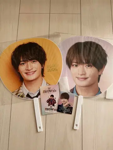 우키쇼 히다카 부채 스티커 프로필 카드 세트