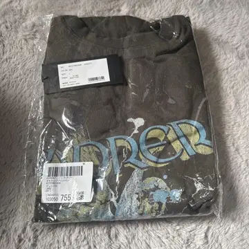 헤비 코튼 빈티지 라이크 레트로 로고 프린트 피그먼트 T셔츠