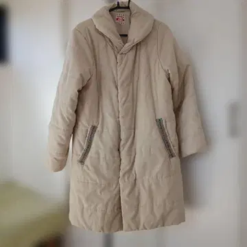 가격 인하! TITICACA 에스닉 화이트 베이지 다운 자켓 L