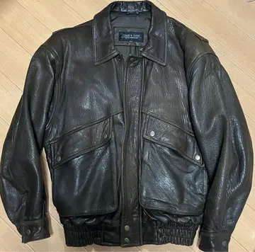 A2 G1 플라이트 자켓 가죽 자켓 다크 브라운 M