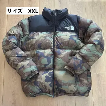 레어 사이즈 THE NORTH FACE 카모플라쥬 다운 자켓 XXL