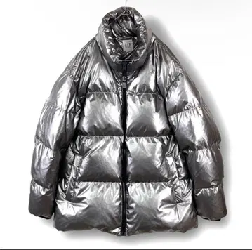 레어 GAP 다운 자켓 실버 원포인트 로고 화제 정가 1.8만