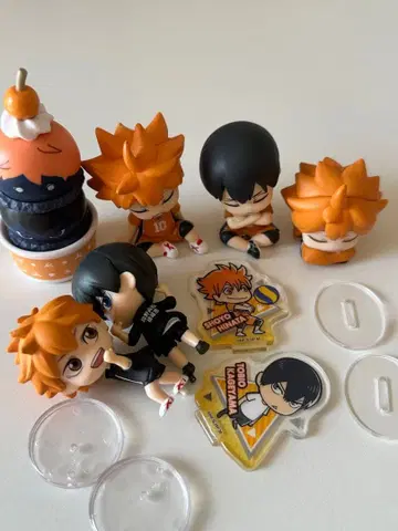 하이큐!! 히나타 쇼요 카게야마 토비오 가챠가챠 모음 8개