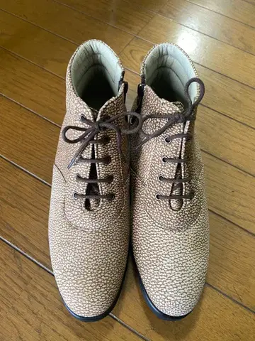 로우컷 부츠 퀸즈 웨이 베이지 레이스업 슈즈 24.5EEE