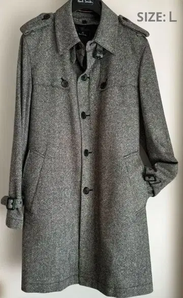 Paul Smith 폴스미스 그레이 체스터 코트 라이너 포함 L