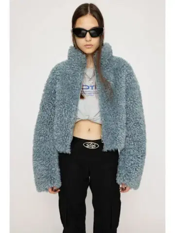 SLY LIGHT CROP BOA BZ 라이트 크롭 보아 블루종