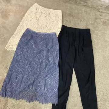 allureville 하의 세트 레이스 타이트 스커트 팬츠