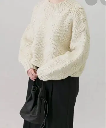 kagure 카구레 페루 로우 게이지 숏 니트